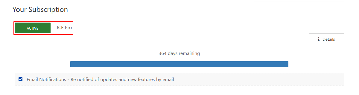 Your Account ページ