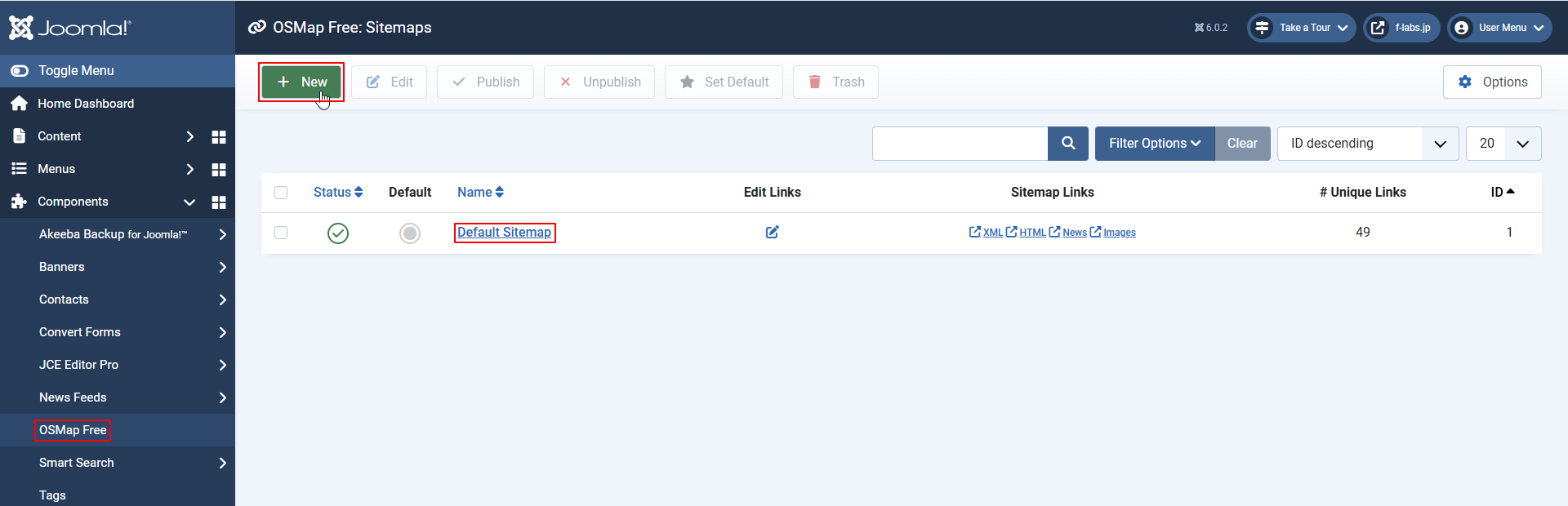 + Newをクリック + Newをクリック