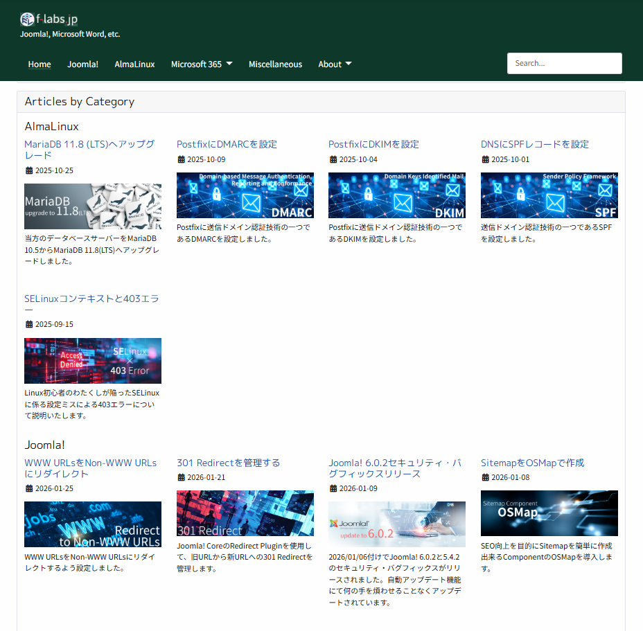 Articles by Category Articles by Category