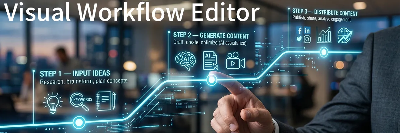 Visual Workflow Editor